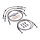 MCS by Goodridge brake line front, stainless clear coated