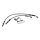 MCS by Goodridge brake line rear, stainless clear coated