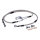 MCS by Goodridge brake line rear, stainless clear coated