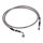 MCS by Goodridge brake line front, stainless clear coated