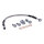 MCS by Goodridge brake line rear, stainless clear coated