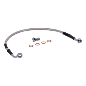 MCS by Goodridge brake line rear, stainless clear coated