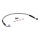 MCS by Goodridge brake line rear, stainless clear coated