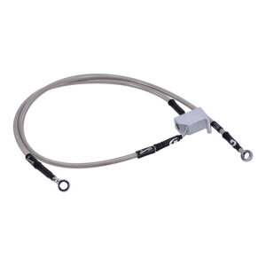 MCS by Goodridge brake line rear, stainless clear coated