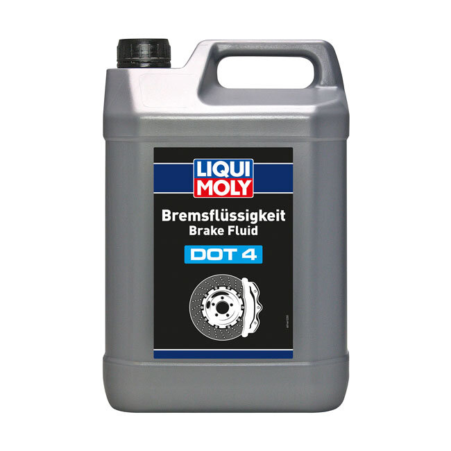 ** Liqui Moly, DOT 4 brake fluid. 5 liter