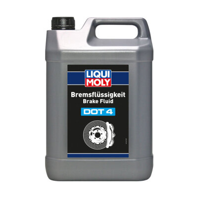 ** Liqui Moly, DOT 4 brake fluid. 5 liter