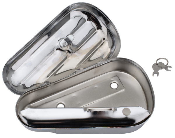 Oval Teardrop Toolbox Chrome BT40-59 (DE)
