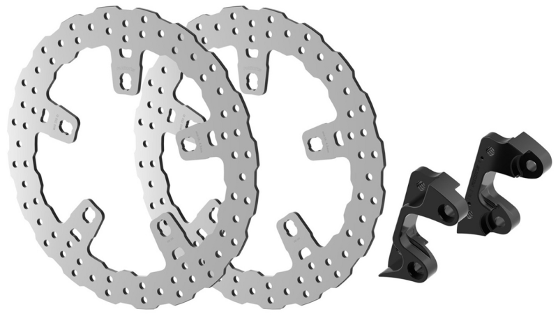 Wave 13" FR Discs & Brackets FLH/T14-Up (DE)