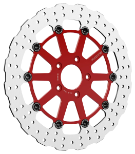 El Diablo 13" Front Wave Disc Red 00-Up (FR)
