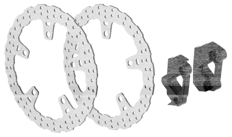 Wave 14" FR Discs & Brackets FLH/T24-Up (FR)