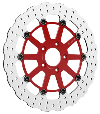 El Diablo 13" Front Wave Disc Red 00-Up (IT)
