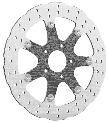 7-Sin 11.5" Rear Wave Disc Black 00-Up (GB)