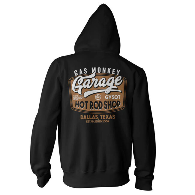 GMG Rusty Hot Rod Zipped hoodie black Size XL