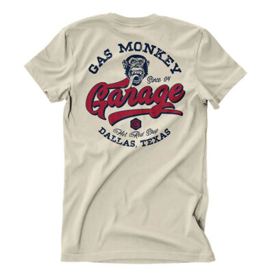 GMG Hot Rod Shop Logo t-shirt khaki Size 2XL