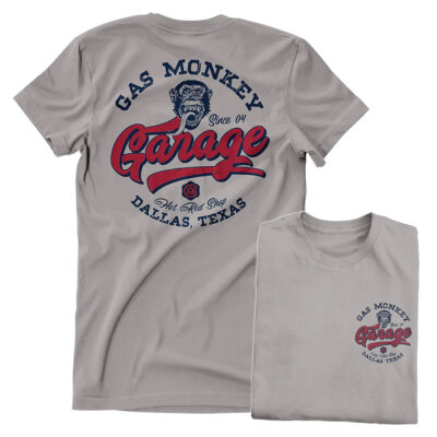 GMG Hot Rod Shop Logo t-shirt storm gray Size XL