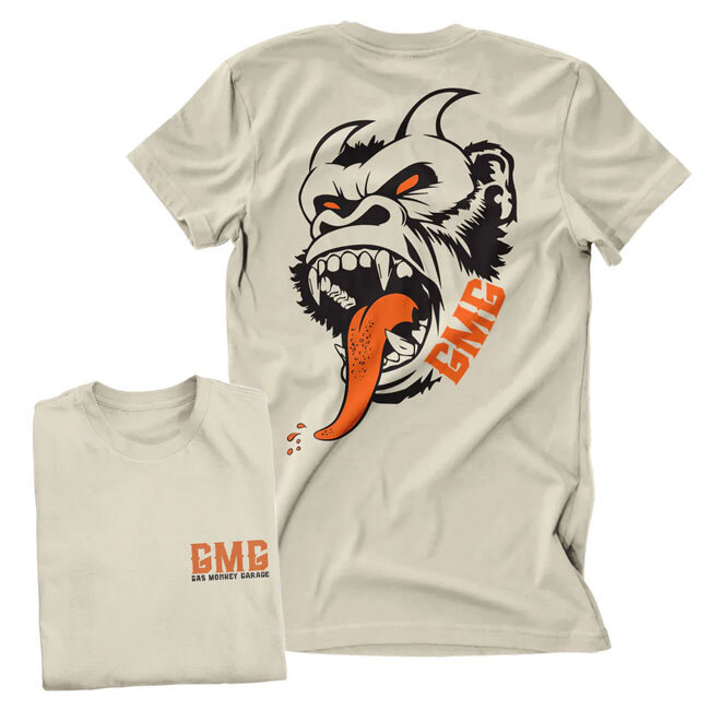 GMG Deamon Monkey t-shirt khaki Size XL
