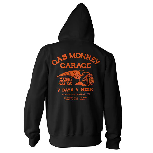 GMG Cash Monkey Zipped hoodie black Size 2XL