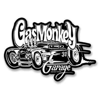 GMG White Car Sticker