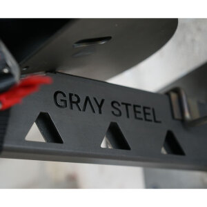 Gray Steel X7 Helmet Gear Wall Mount gun metal