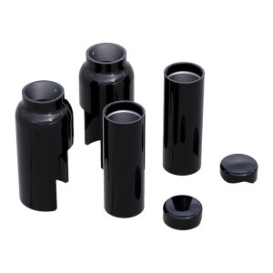 Rick\\\\s Motorcycles, Fork Cover Kit, 6-piece. Black