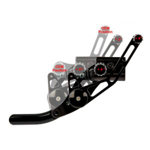 ** Rick\\\\s Motorcycles, Std forw. control kit. AK 4.7. Black