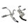 ** Rick\\\\s Motorcycles, +4"""" Forw. control kit. O-Ring. Pol.