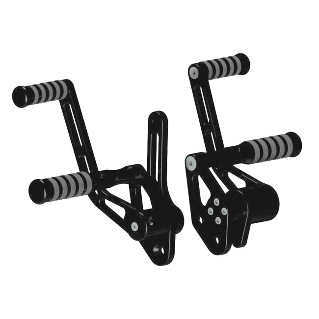 ** Rick\\\\s Motorcycles, + 2,5"""" Forw. control kit. O-Ring. Black