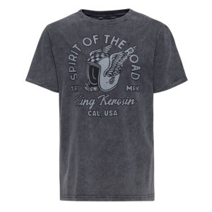 King Kerosin Spirit Of The Road t-shirt anthracite Size M