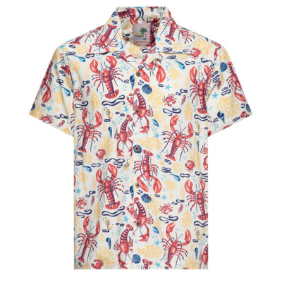 King Kerosin Deep Sea Hawaii shirt off white Size M