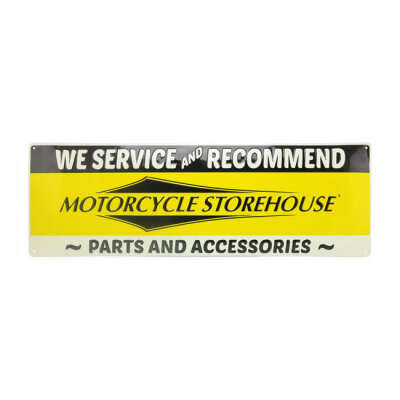 Motorcycle storehouse, dealer sign