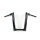 Kodlin, 2"""" Str8Up handlebar tall 38 cm. Black