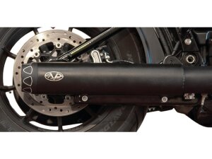 Rebel Slip-On Muffler Set Black Ceramic Coated