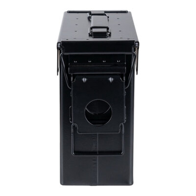 Army Surplus Ammo Skull and Bones box black