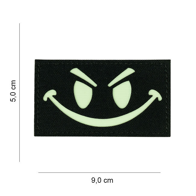 Army Surplus Laser Cut Evil Smiley patch