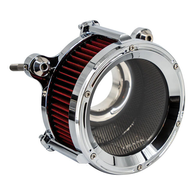 Trask, Assault series air cleaner kit. Chrome
