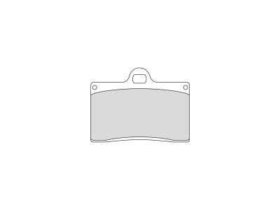 Road Platinum Mid-Metallic Brake Pads Organic