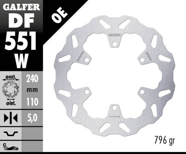 Brake Disc Fixed Wave Rr