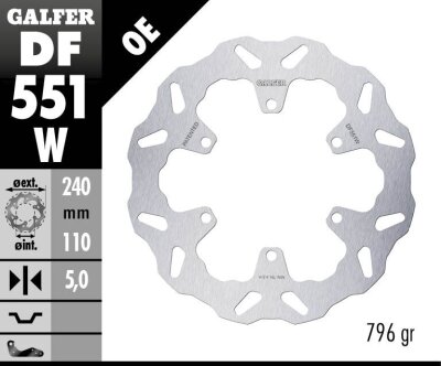 Brake Disc Fixed Wave Rr