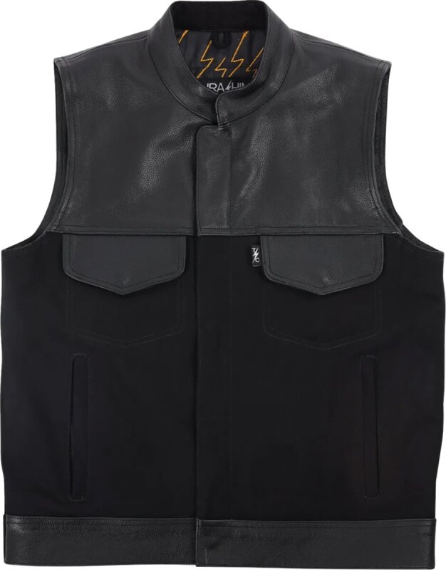 Vest Kanan Leather Denim Mediu