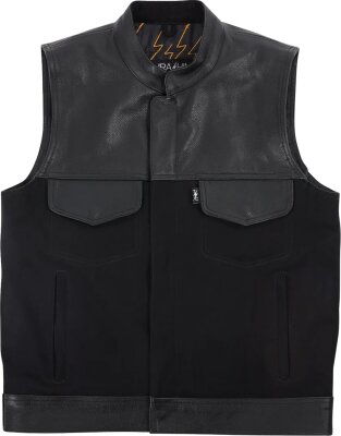 Vest Kanan Leather Denim Mediu
