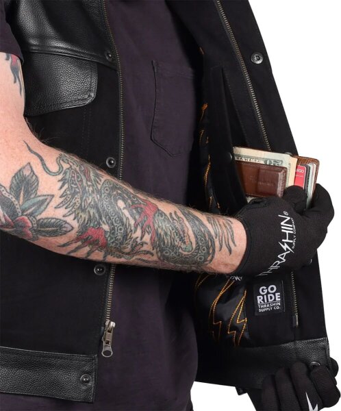 Vest Kanan Leather Denim Xl