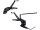 Forward Control Kit for Softail Drilled with side stand Black