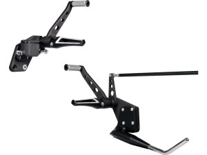 Forward Control Kit for Softail V-Tech with side stand Black