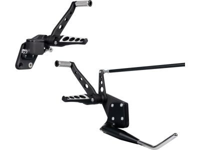 Forward Control Kit for Softail Drilled with side stand Black