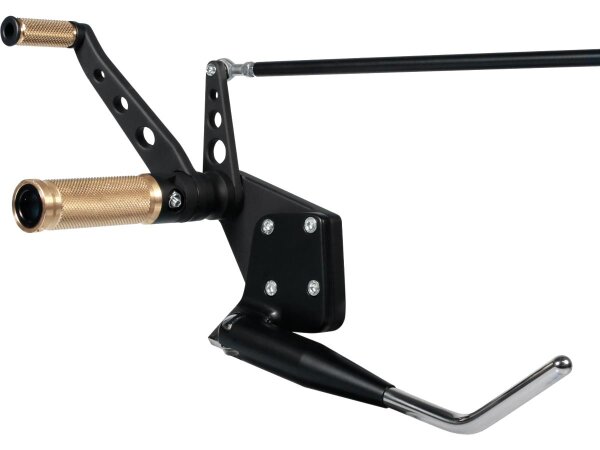 Forward Control Kit for Softail Base Brass with side...