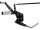 Forward Control Kit for Softail Base Alu with side stand Black