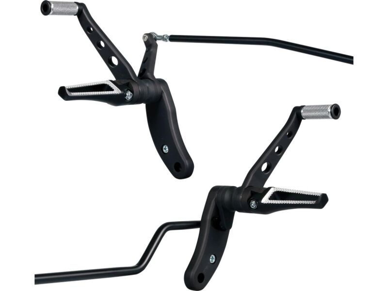 Forward Control Kit for Dyna V-Tech, Standard Forward Black