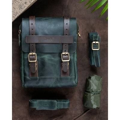 Trip Machine, tank and tail bag. 4.4 liter. Forest Green