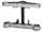 Triple Tree for Early FL Big Twin 4-Speed Models Lower, Without padlock tab, with stem Chrome