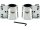 Heavy Duty Windshield Mount Kit Straight forks Chrome